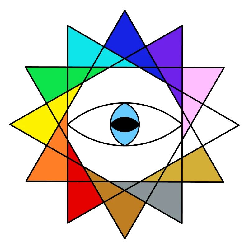 Dodeka Star Third Eye 12 rays