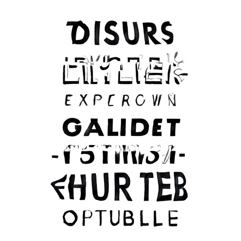 Glitch text cascade