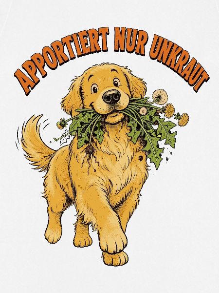 Goldie Apportiert Unkraut