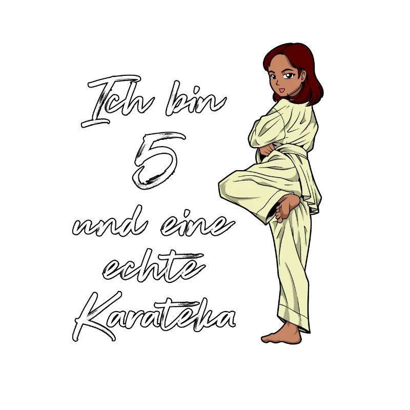 Ich bin 5 - Mädchen Karate