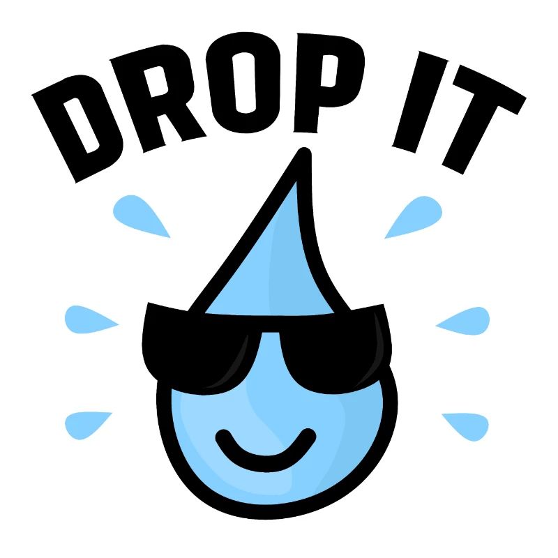 Drop It, Funny Water Drop Pun