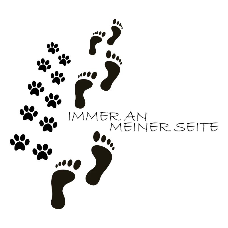 Hunde Pfote Immer an Meiner Seite Geschenk