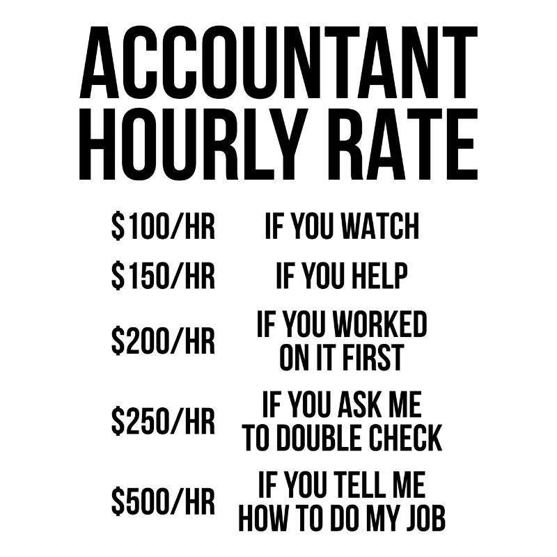 Comptable taux horaire cadeau comptable