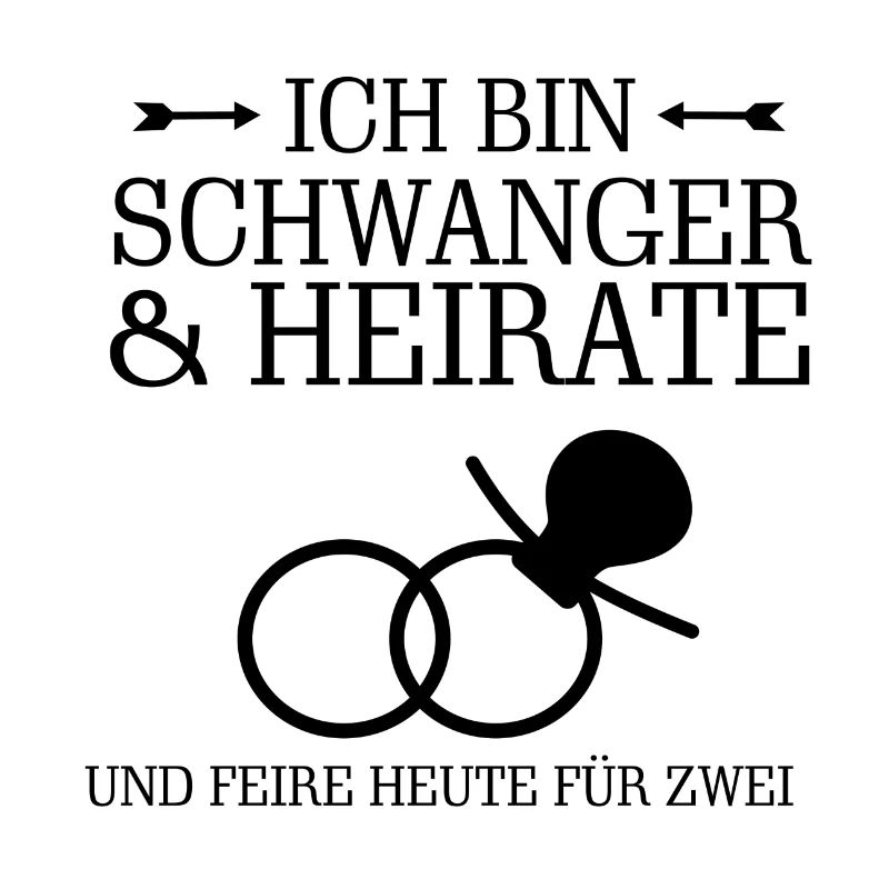 Ich bin Schwanger und Heirate Geschenk
