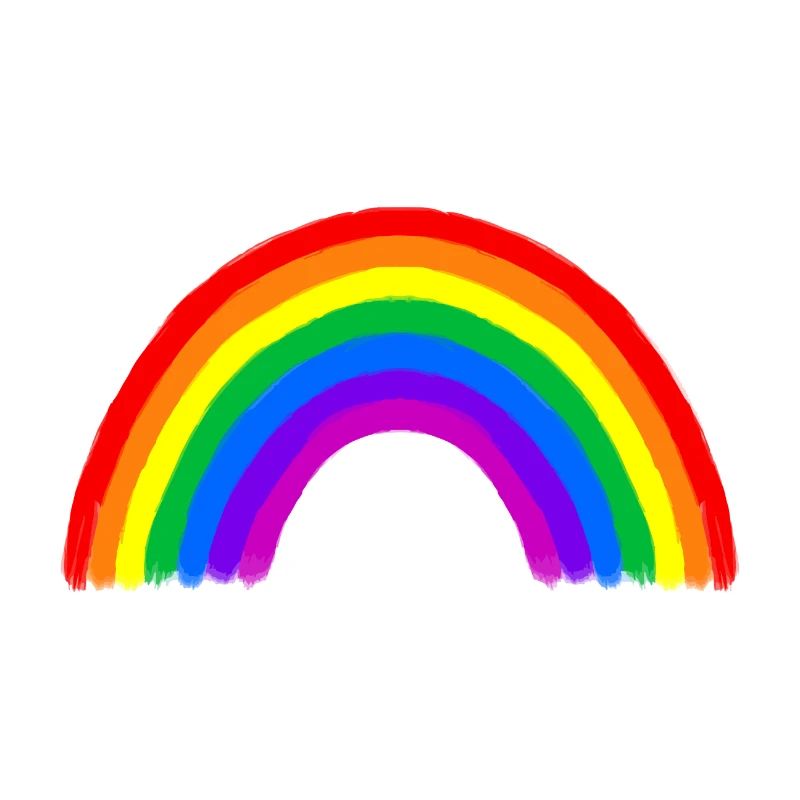 Retro Regenbogen Bunt Geschenk