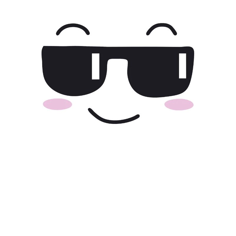 Les lunettes de soleil rient visage