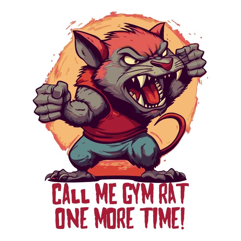 Nenn mich noch einmal eine Fitnessstudio-Ratte