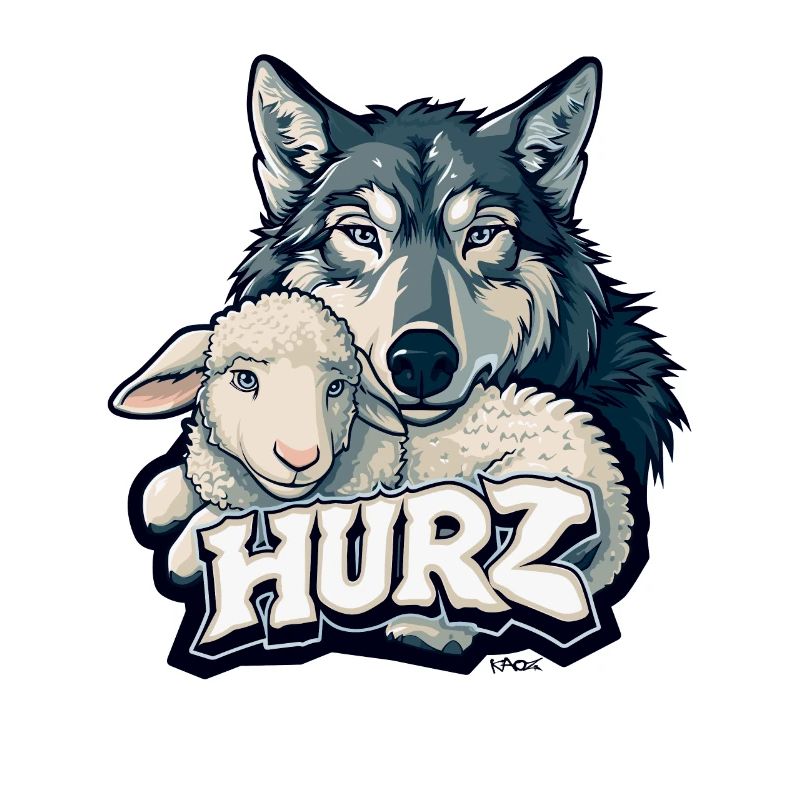 Hurz, der Wolf das Lamm