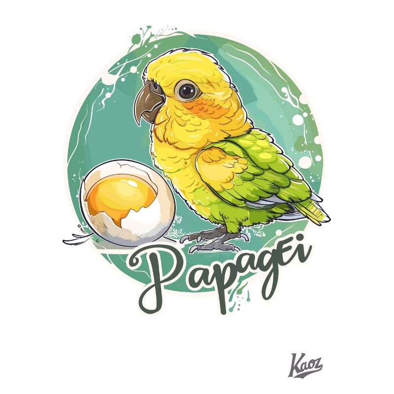 Parrot Egg: Parrot and Egg