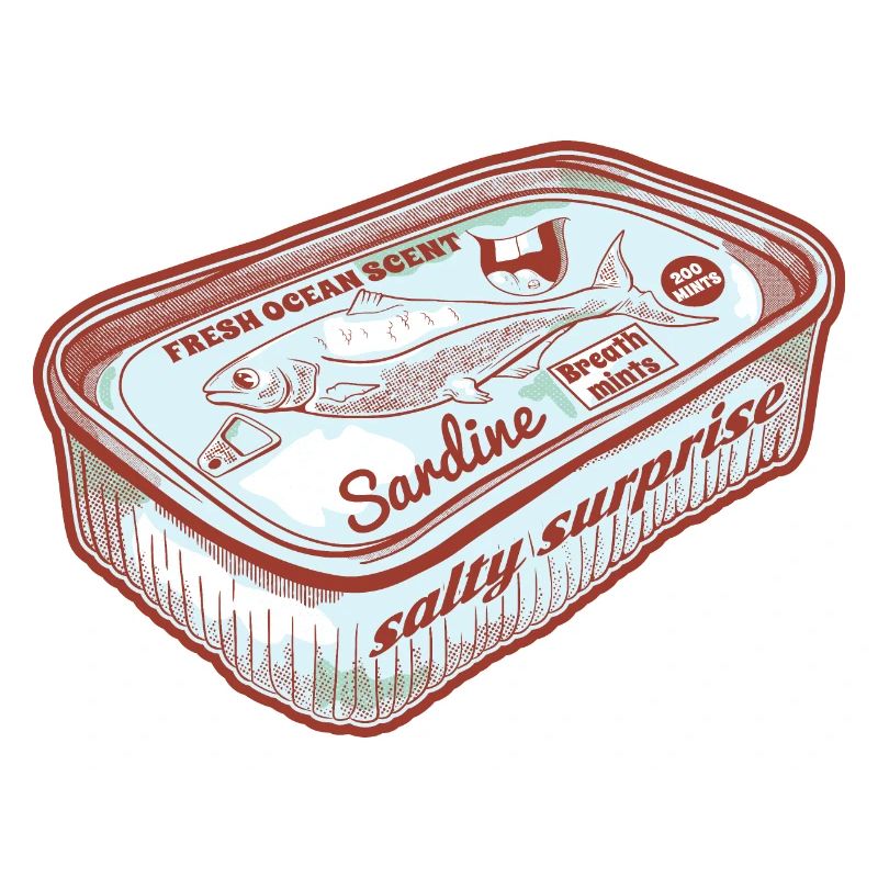 Funny Fish scented breath mints