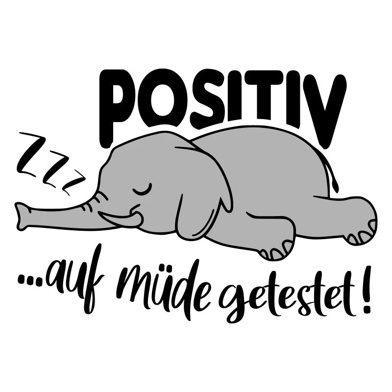 Positiv auf müde getestet Schnelltest