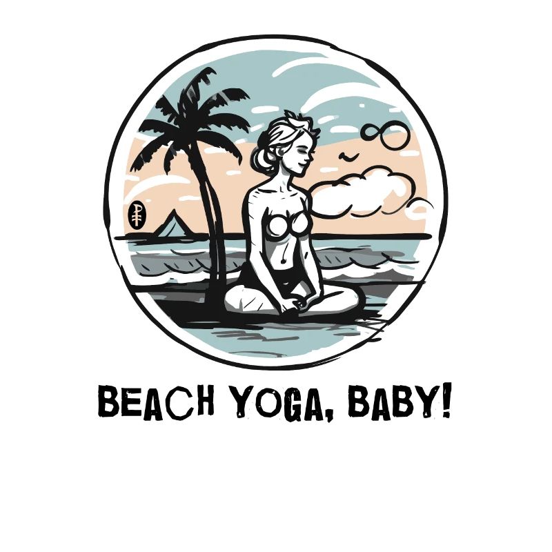 C’est le yoga de plage, bébé