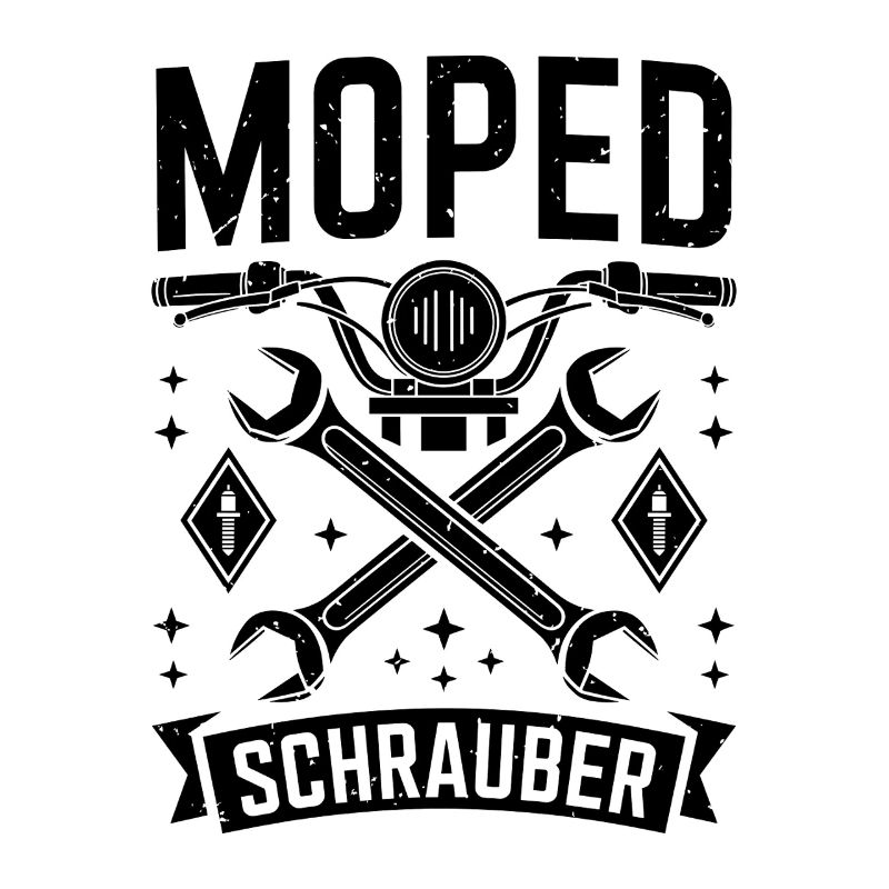 Moped Tuning Schrauber Mopedfahrer