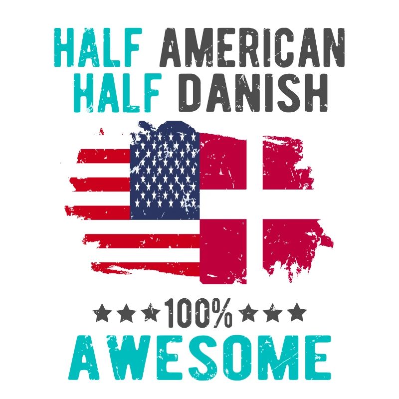 Half American, half Dane