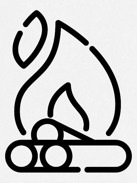 Campfire Lineart Gift Idea
