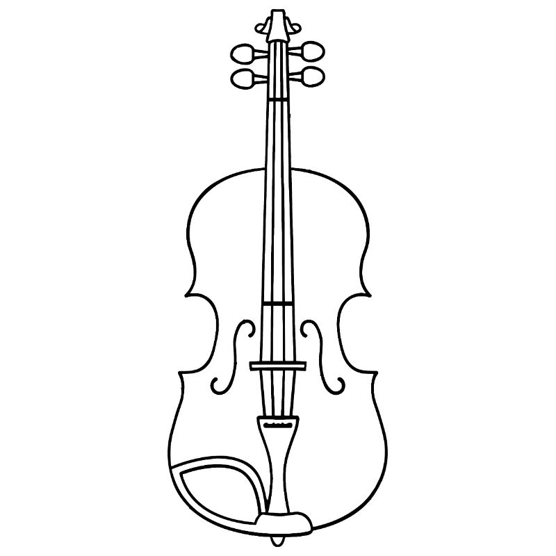 Style de ligne de violon
