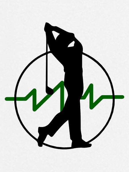 Logo Golfer sticker