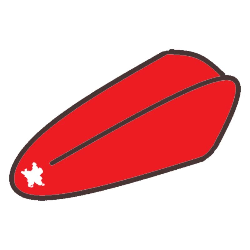 Langue avec flocon de couleur