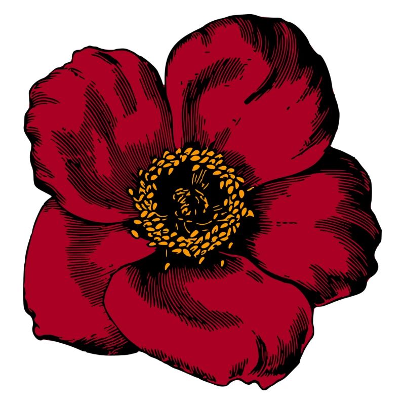 fleur rouge