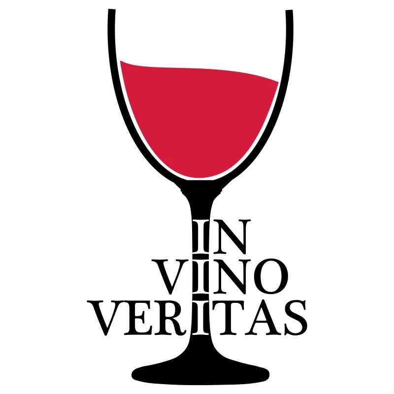 IN VINO VERITAS Wein Weinglas 2c