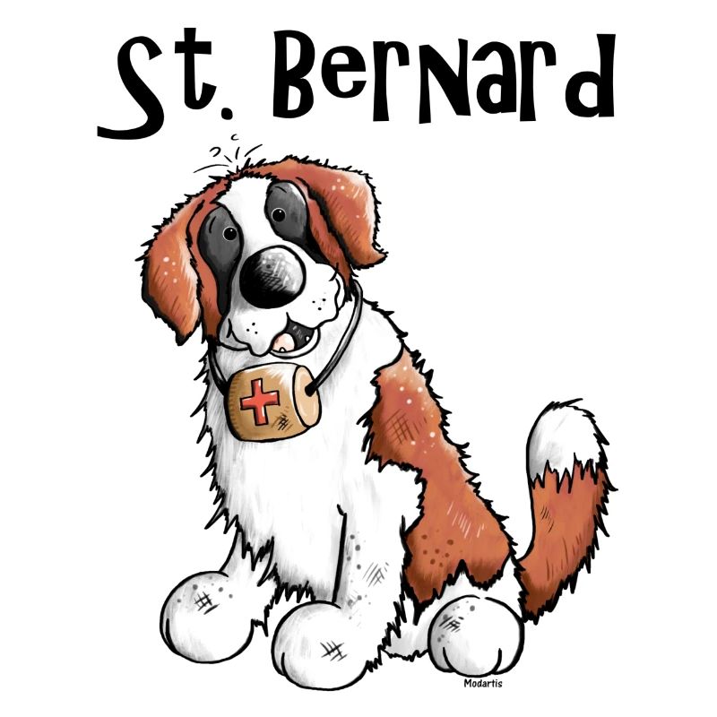 Drolliger Bernhardiner - Hund