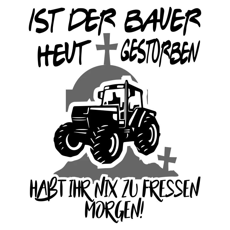 Der Bauer stirbt gestorben Protest