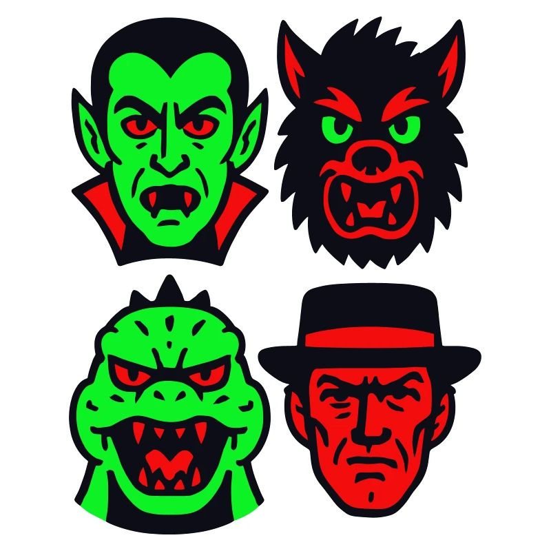 4 Spooky Monsters