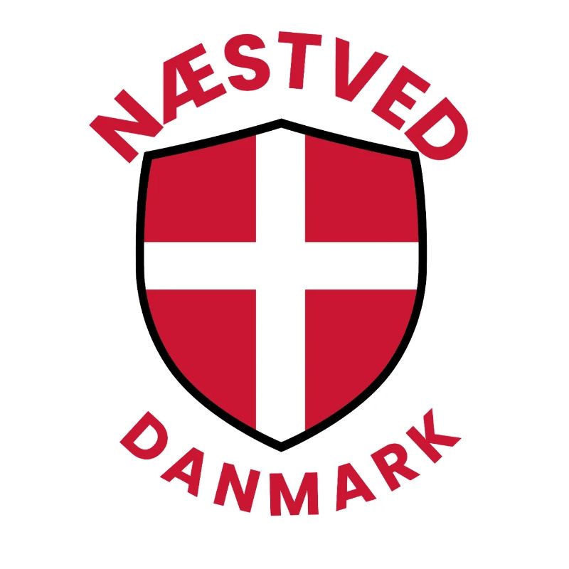 Bouclier du drapeau du Danemark de Nästved