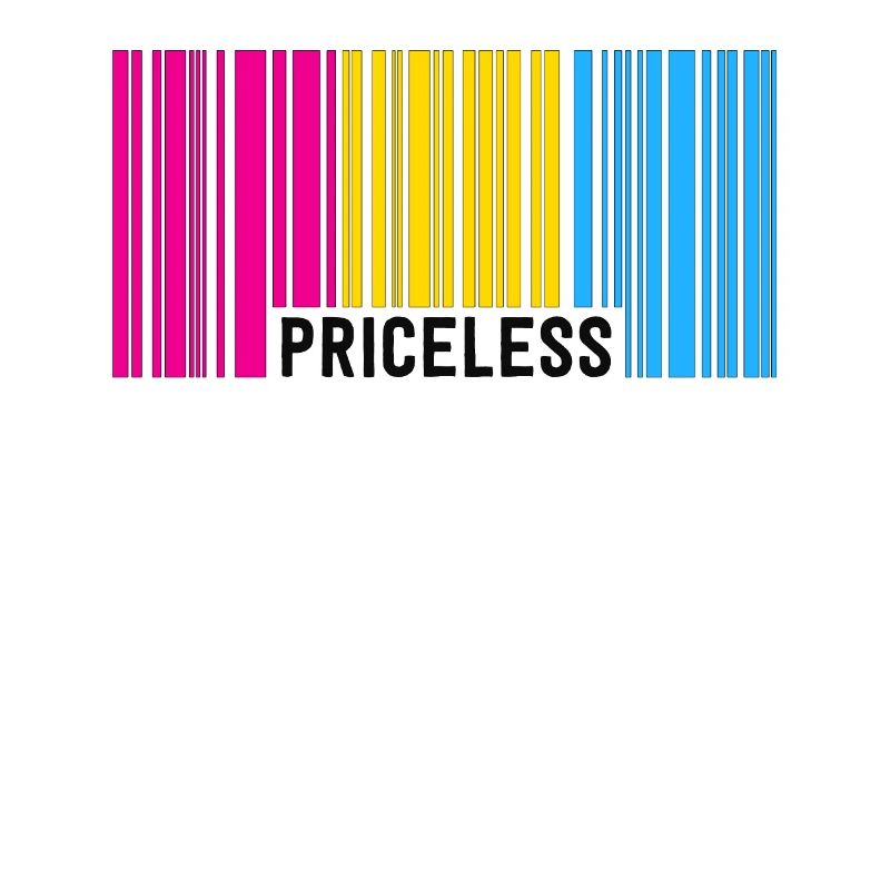 Priceless Pansexual Pride Barcode Subtle Pan