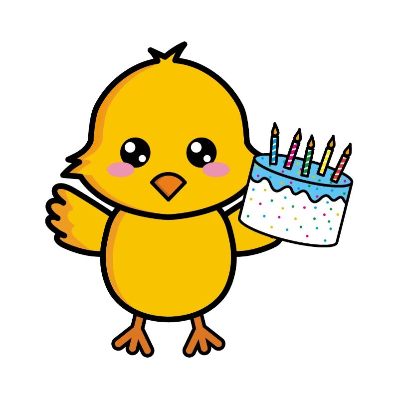Chicks Mignon gâteau d’anniversaire