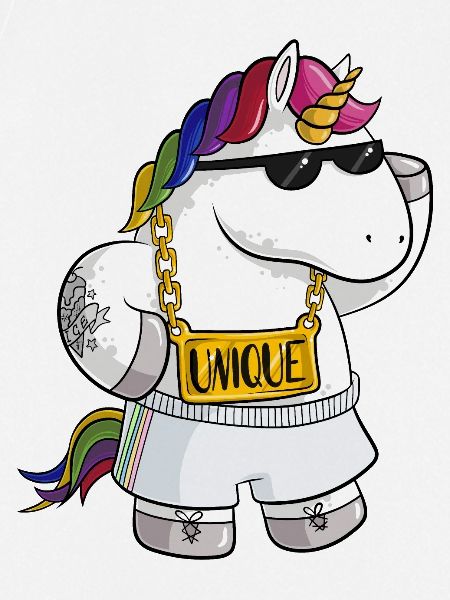 Unique Comic Einhorn