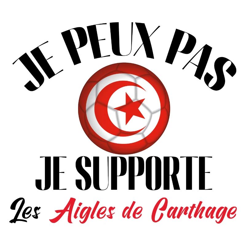 je supporte les aigles de Carthage, tunisie