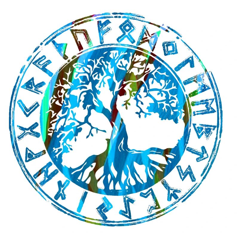Baum des Lebens ,Lebensbaum,Graffiti,keltisch
