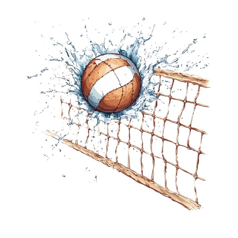 Volleyball on the net