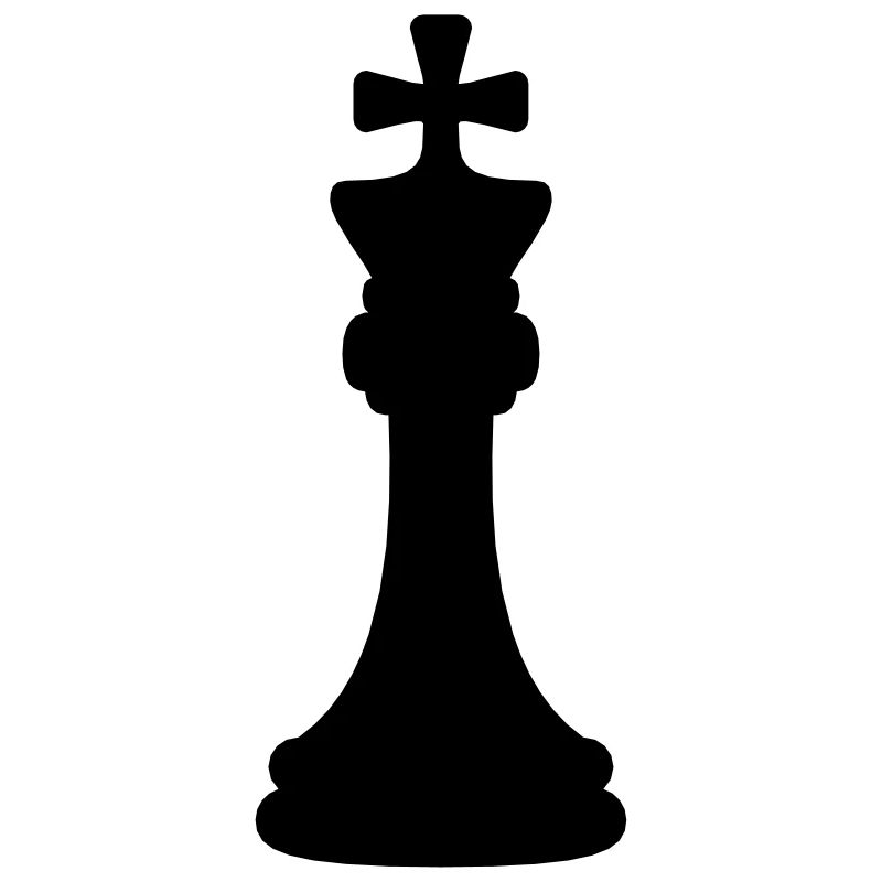 Les échecs noirs roi