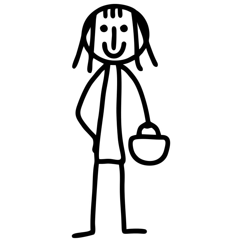 Frau mit Handtasche