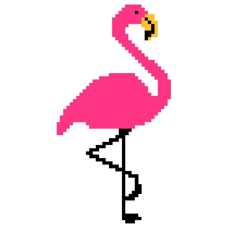 Flamingo PIxel Art