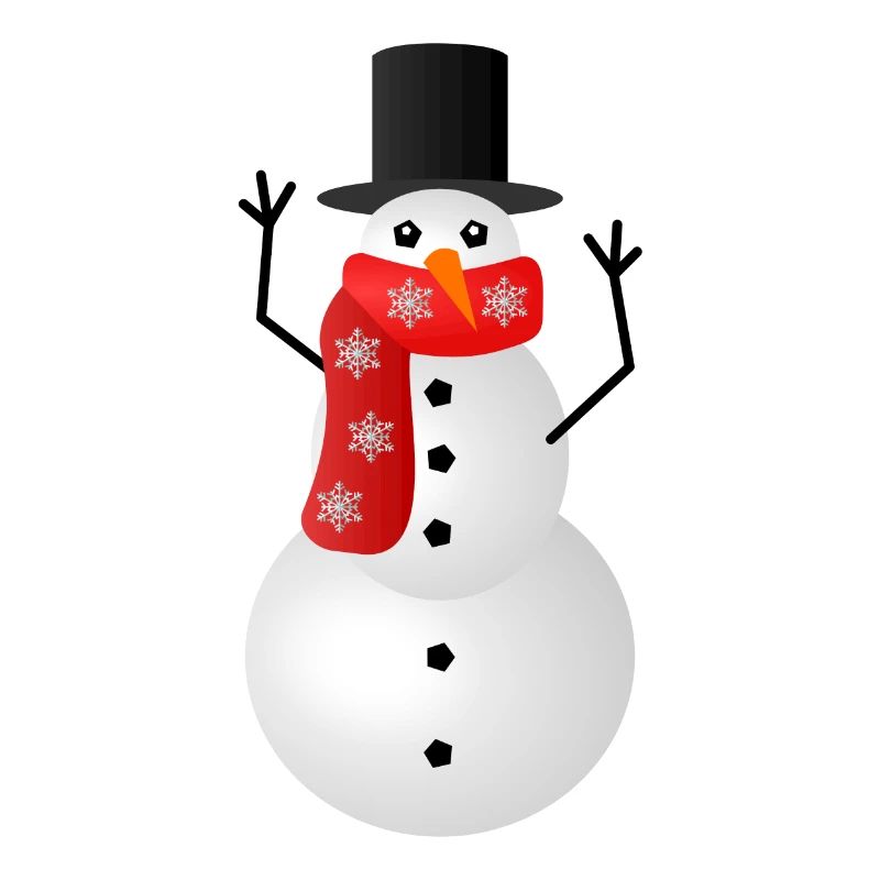 Weihnachtspullover - Schneemann