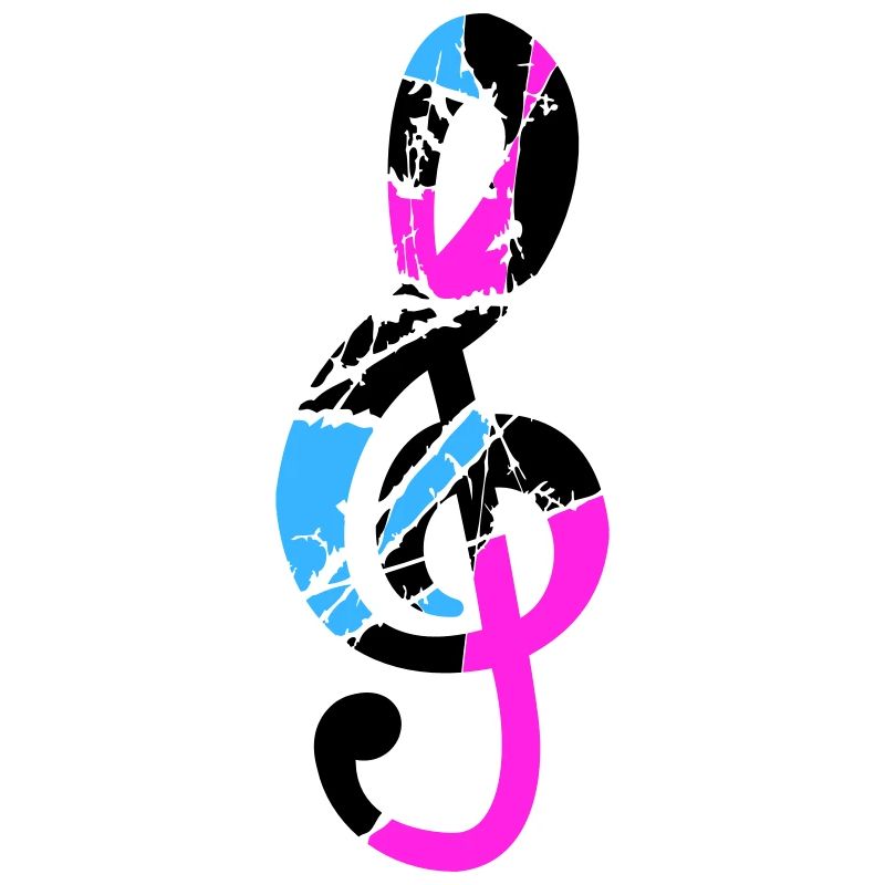 Clé de musique note mélodie note de musique son