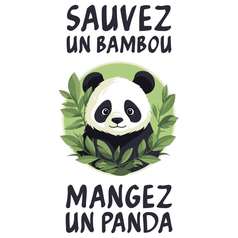 Rette einen Bambus, iss einen Panda.