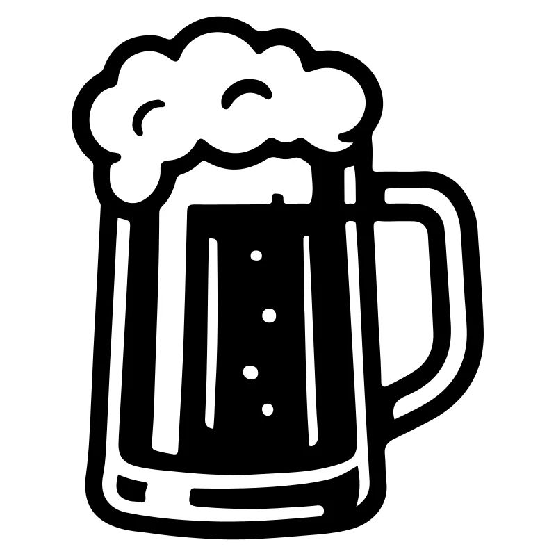 Tasse de bière symbole de bière