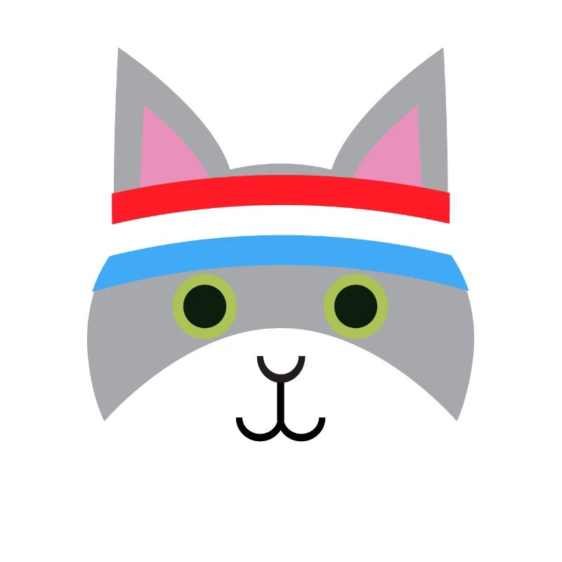 Jogging cat