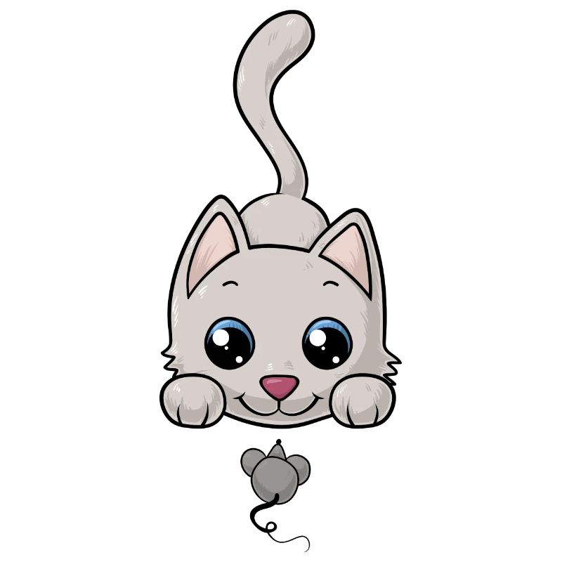 chat bande dessinée douce