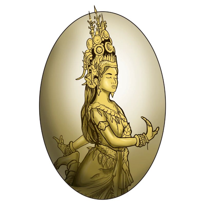 Cambodia Tradition Dance Khmer Apsara I Gift