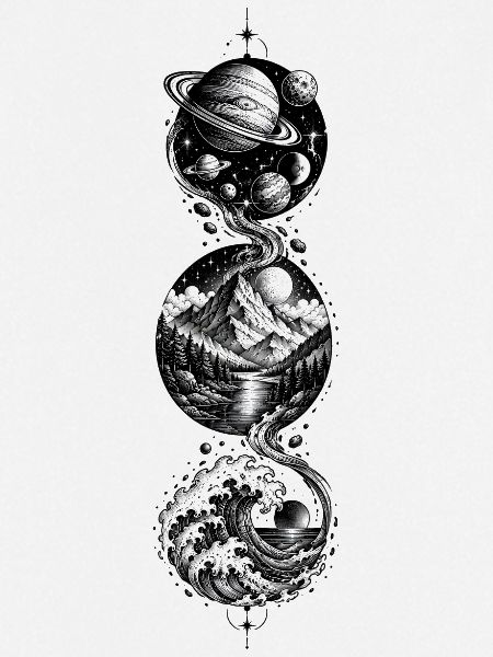 Kosmische Landschaft