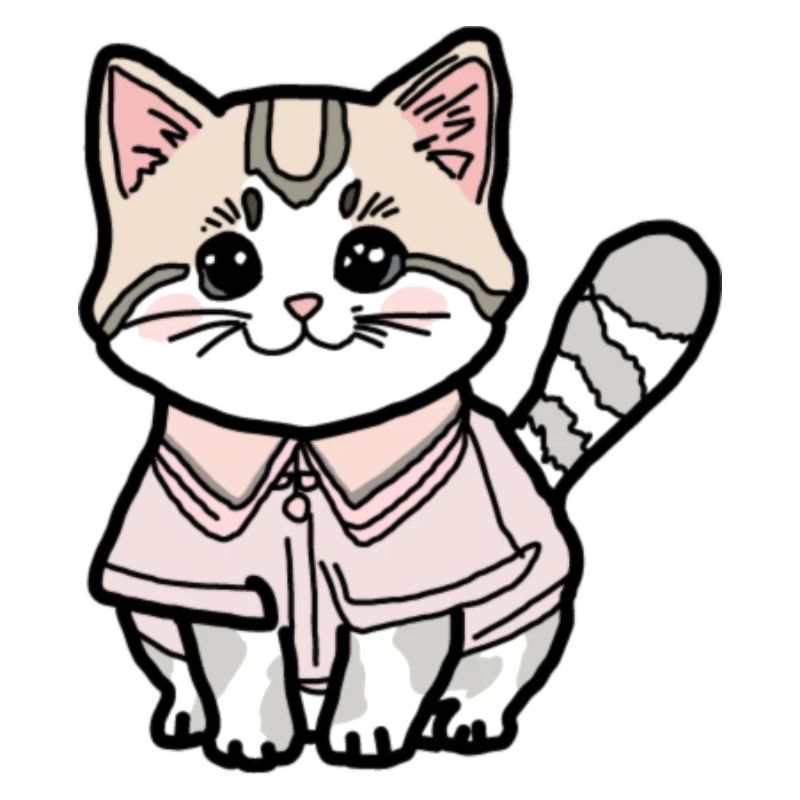 Katze mit Pulli