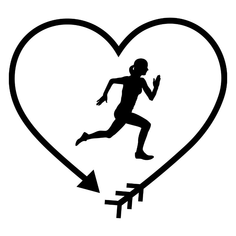 Flèche dans Heartshape et Run 1 -