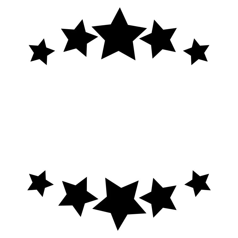 Sterne //Emblem //Textfeld //Logo //Symbol //Bogen