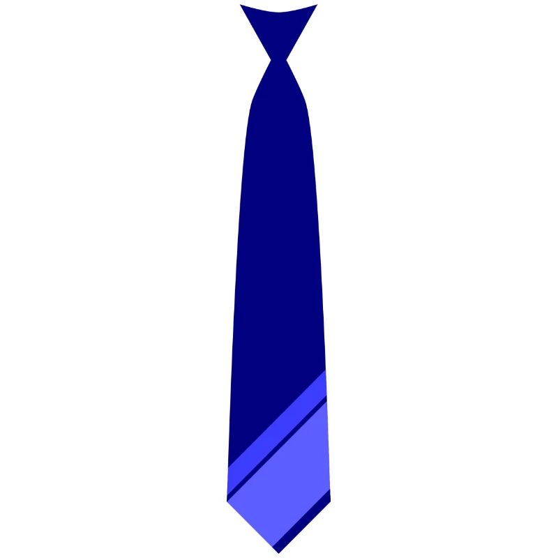 Cravate bleue