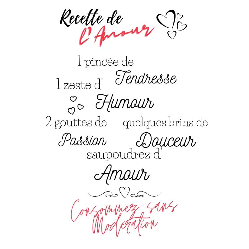 Recette de l'amour